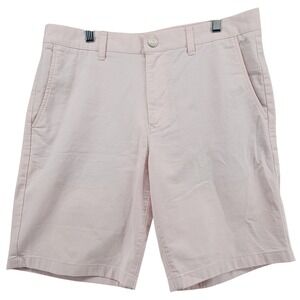 Bonobos 32 Pink Chino Shorts Mens 9 Inch Inseam Preppy Summer Pastel Casual Golf